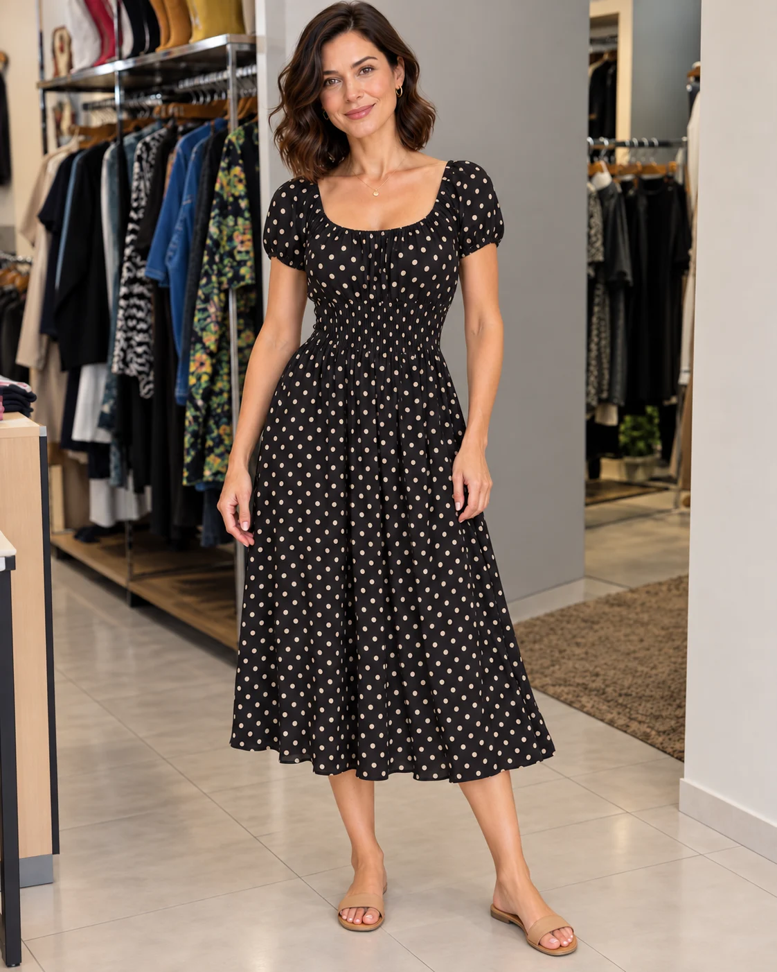 Vestido preto de poás: uma inspiração para os seus momentos especiais.