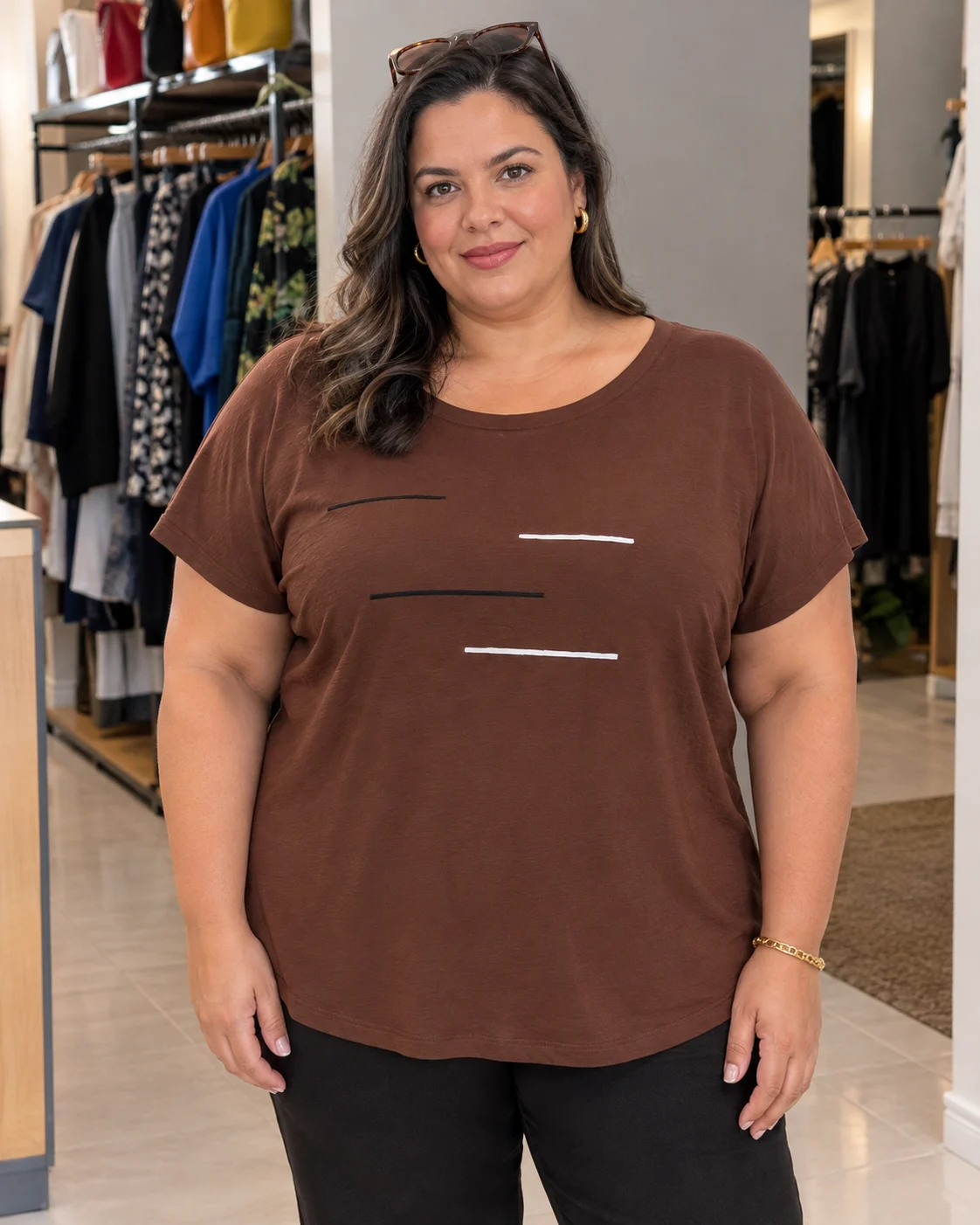 Look da categoria Plus size